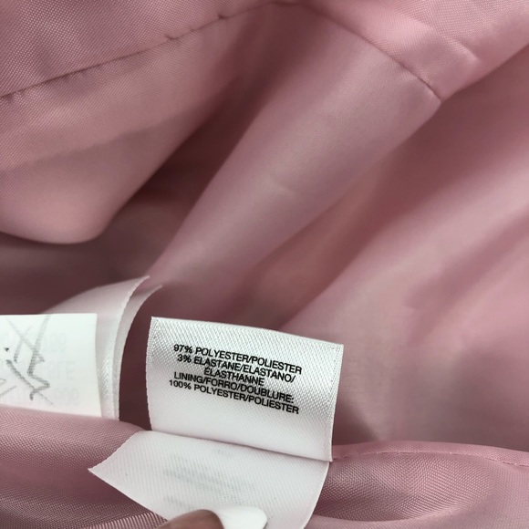 Kasper Pink Tutu Open Front 3/4 Cuffed Sleeve Blazer Jacket - Picture 8 of 8